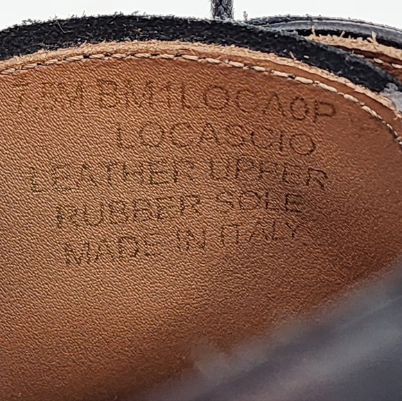 Bruno Magli Locascio Black Nappa Leather Cap Toe Oxford BM1LOCA0P Size 7.5 M